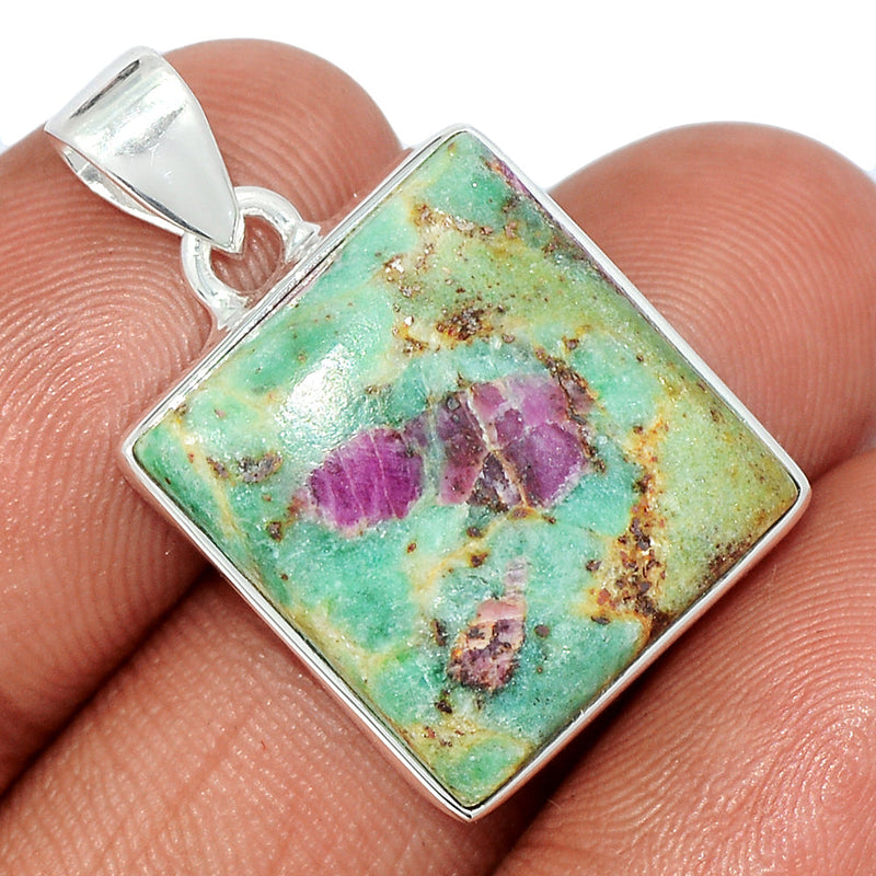 1.2" Ruby In Fuchsite Pendants - RIFP2103