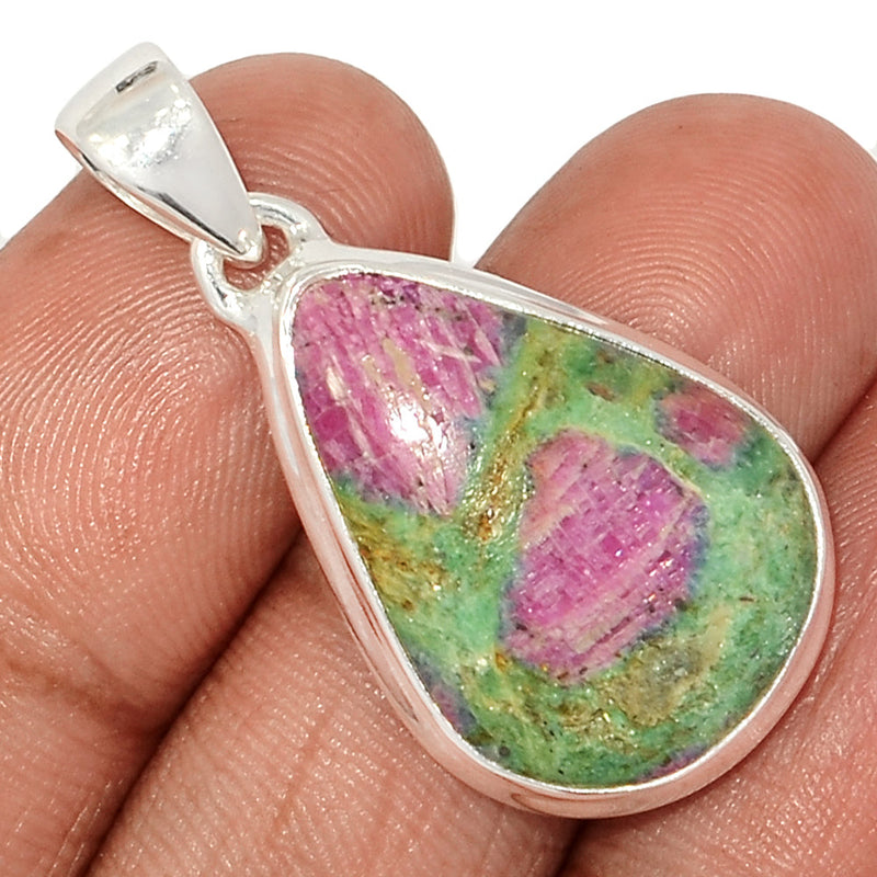 1.5" Ruby In Fuchsite Pendants - RIFP2121