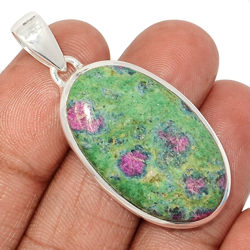 1.7" Ruby In Fuchsite Pendants - RIFP2123