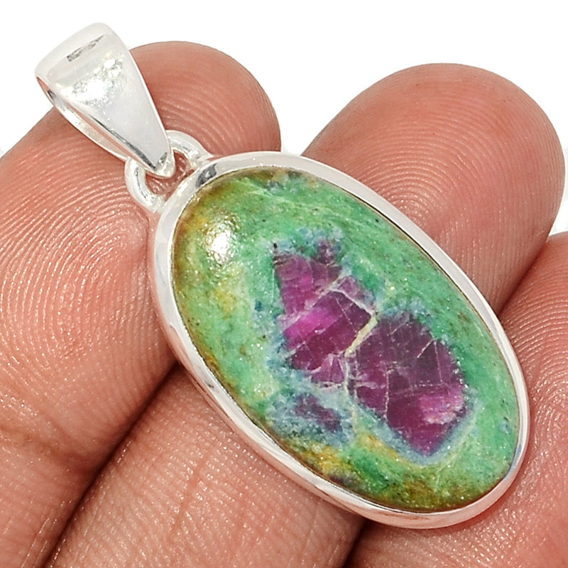 1.5" Ruby In Fuchsite Pendants - RIFP2124