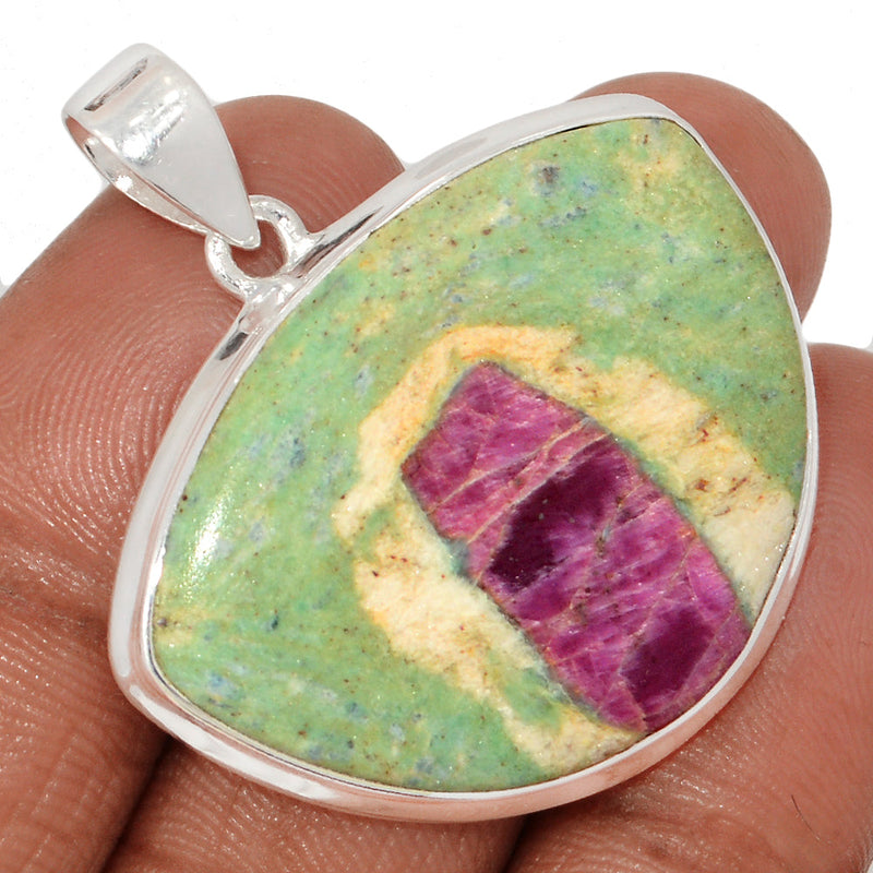 1.5" Ruby In Fuchsite Pendants - RIFP2127