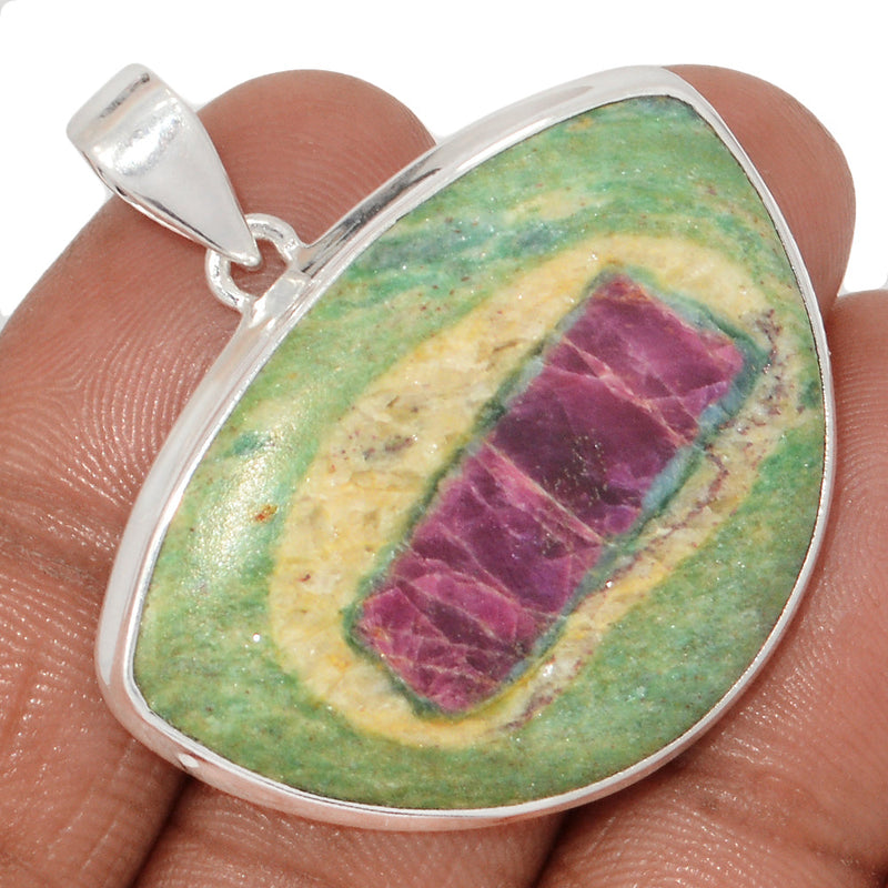 1.6" Ruby In Fuchsite Pendants - RIFP2133