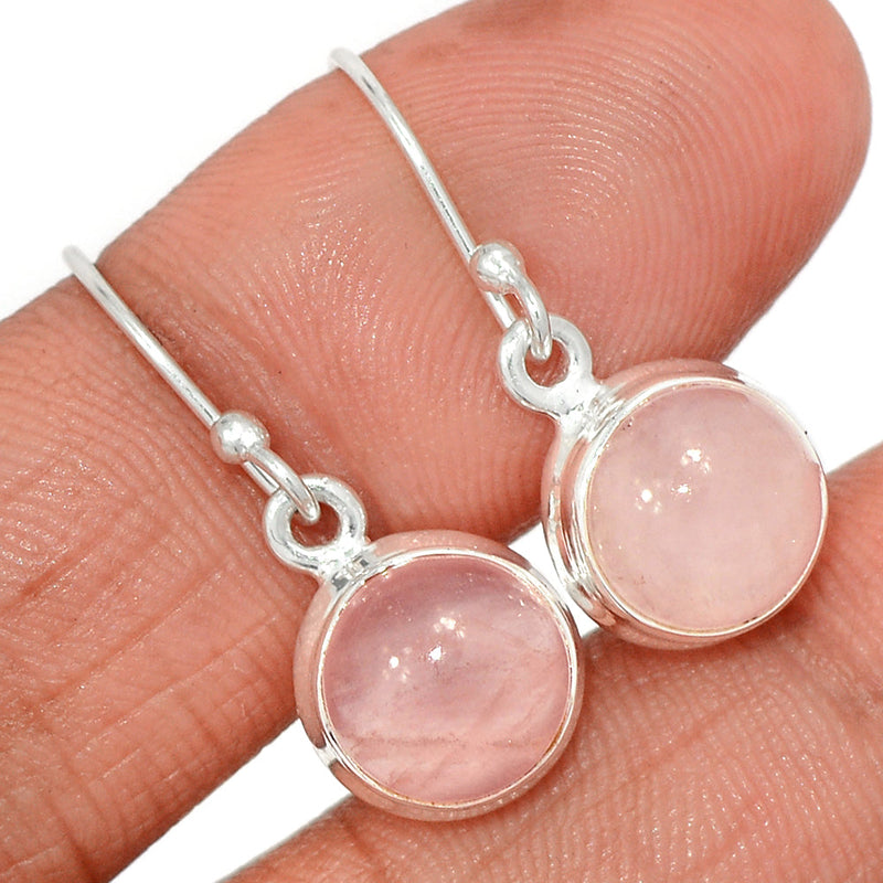 1.1" Rose Quartz Earrings - RQZE1244