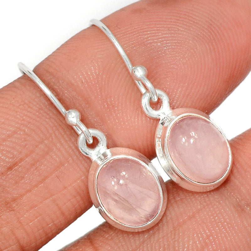 1.1" Rose Quartz Earrings - RQZE1248