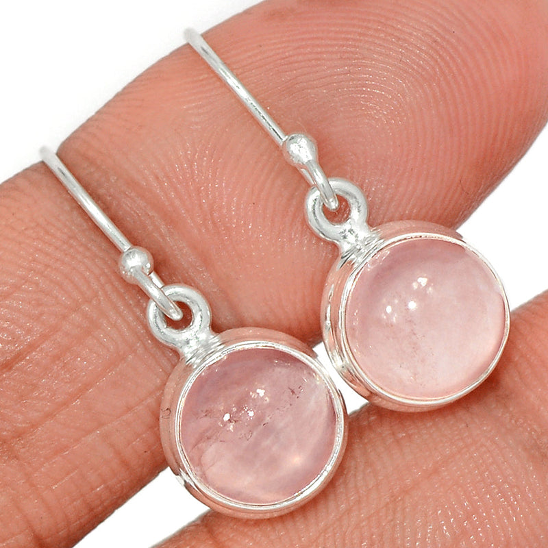 1.1" Rose Quartz Earrings - RQZE1249