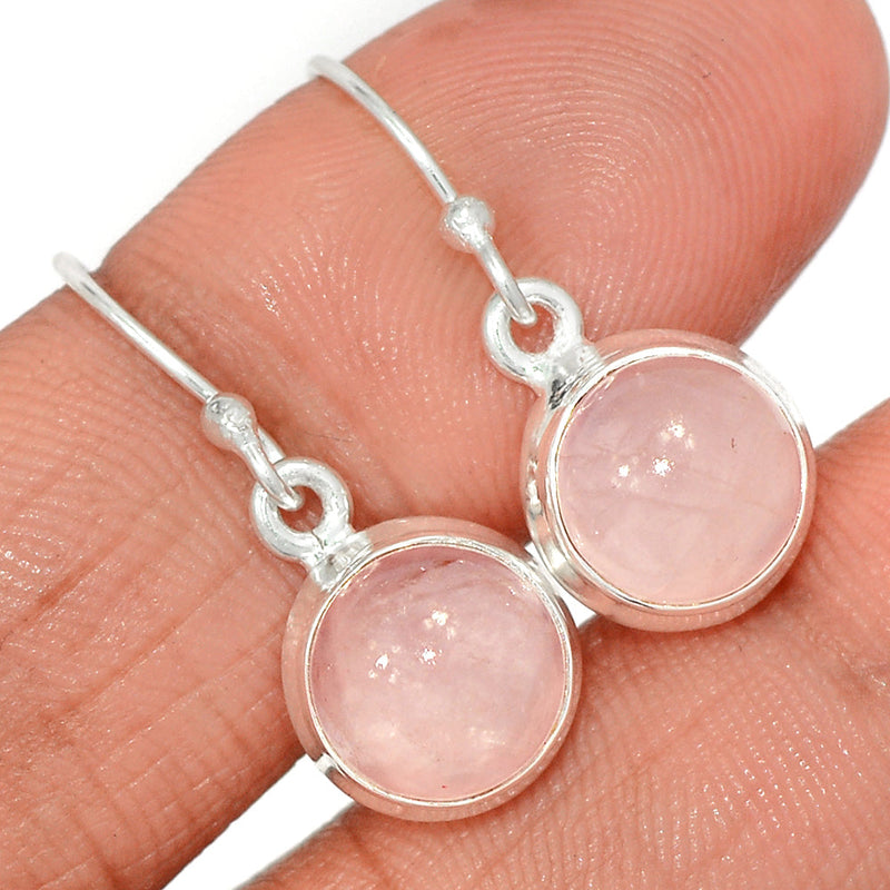 1.1" Rose Quartz Earrings - RQZE1250