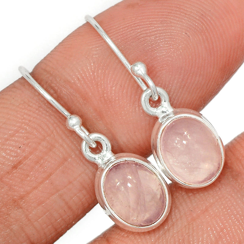 1.1" Rose Quartz Earrings - RQZE1254