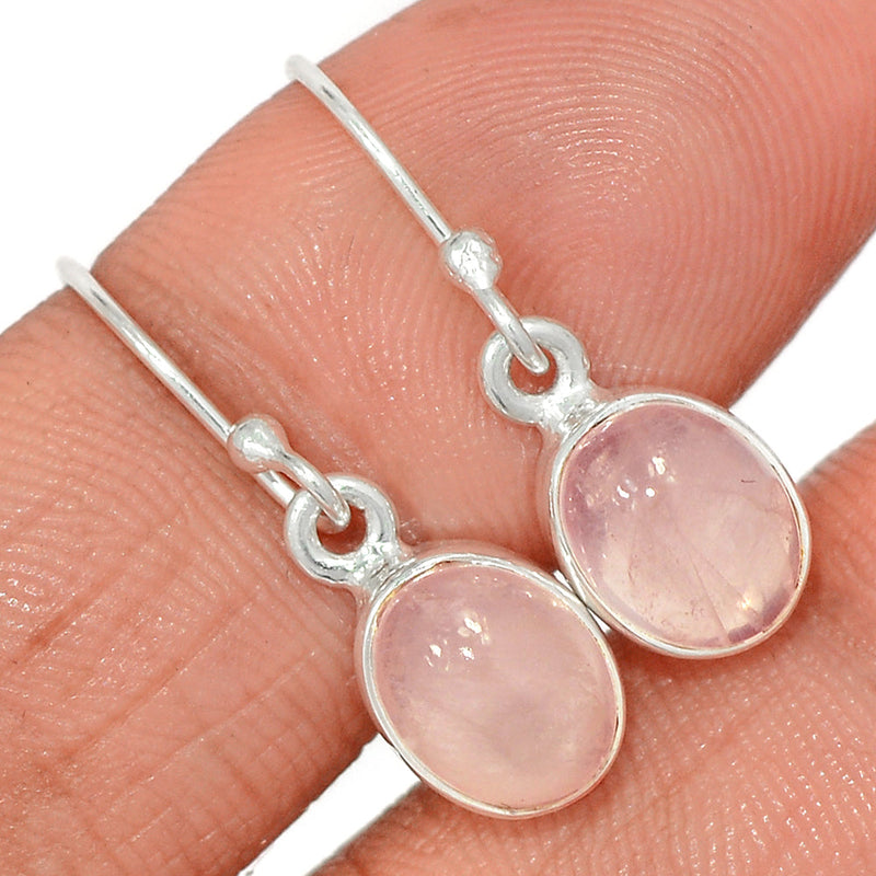 1.1" Rose Quartz Earrings - RQZE1256