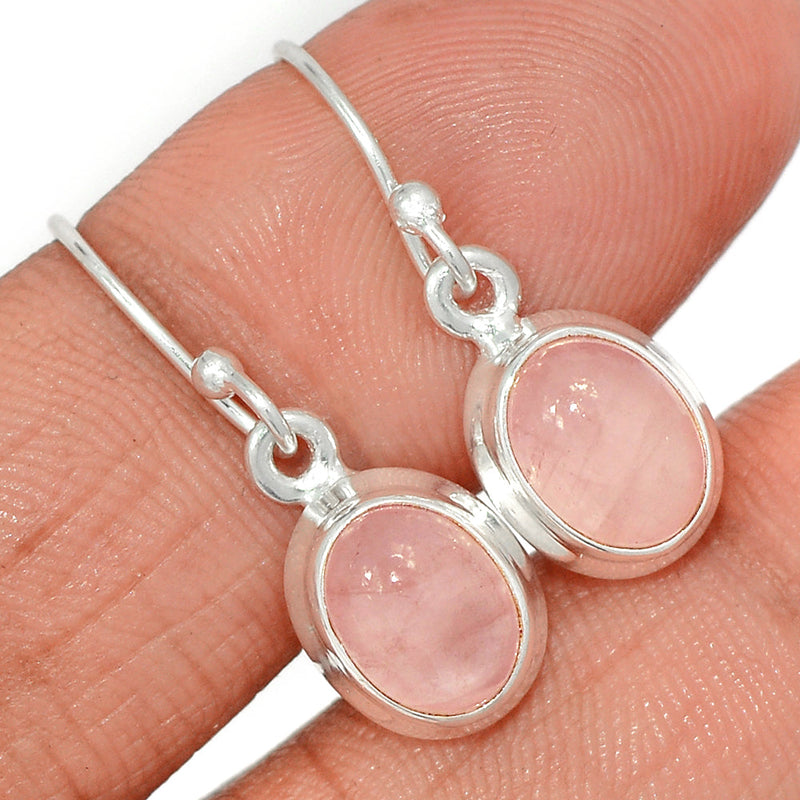 1.1" Rose Quartz Earrings - RQZE1258