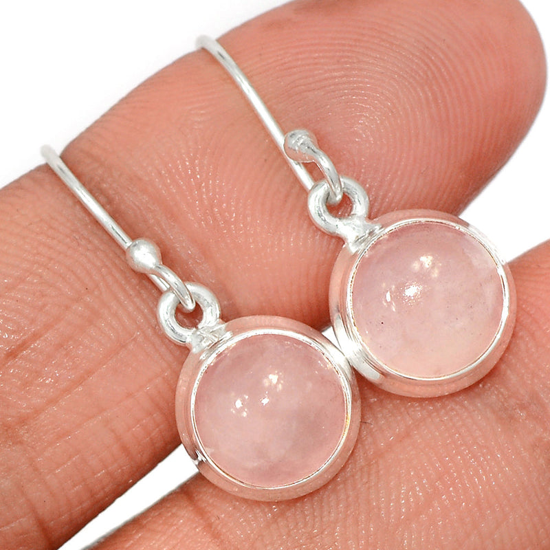 1.1" Rose Quartz Earrings - RQZE1259