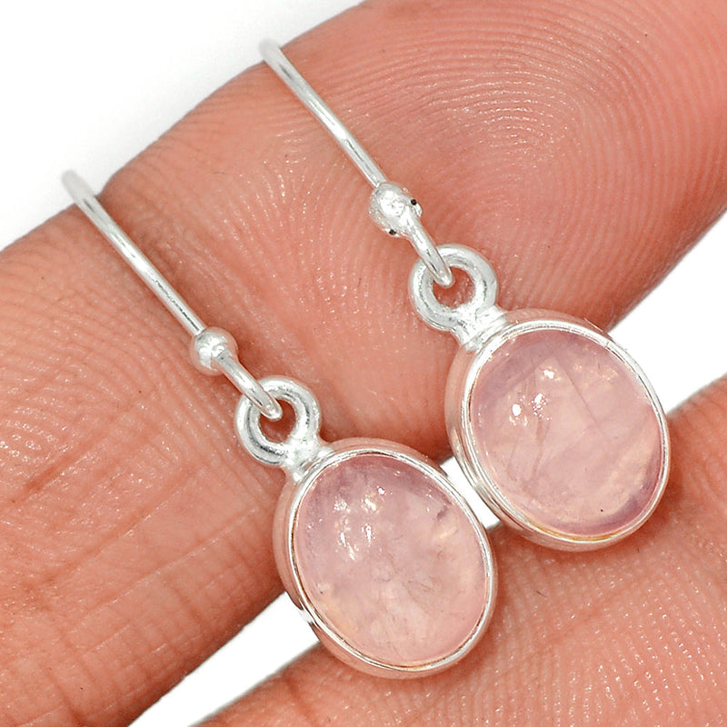 1.1" Rose Quartz Earrings - RQZE1260