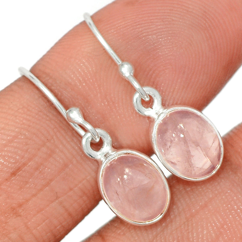 1.1" Rose Quartz Earrings - RQZE1263