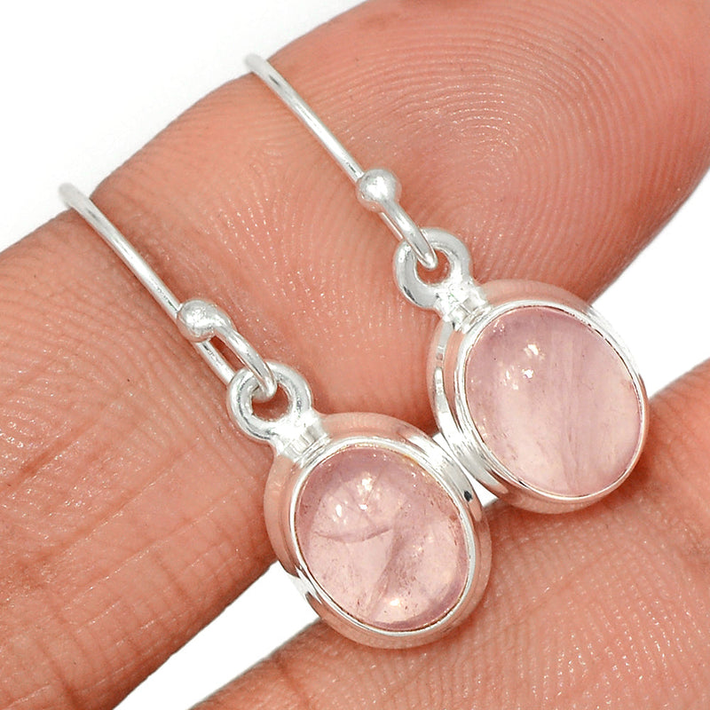 1.1" Rose Quartz Earrings - RQZE1266