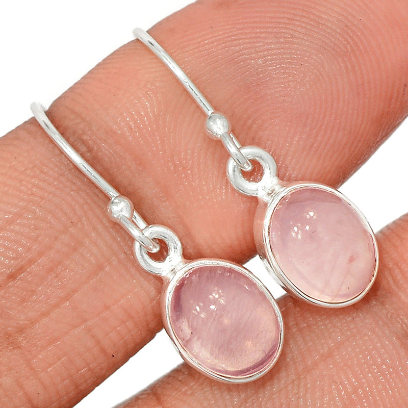 1.1" Rose Quartz Earrings - RQZE1267