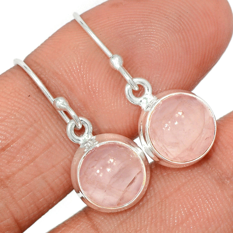 1.1" Rose Quartz Earrings - RQZE1273