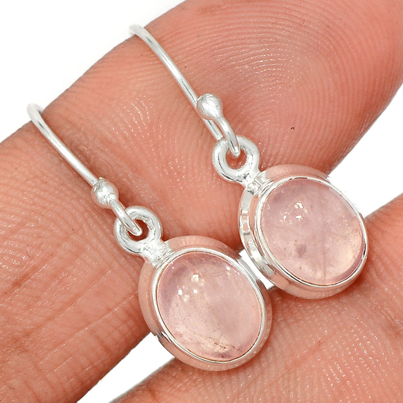 1.1" Rose Quartz Earrings - RQZE1274