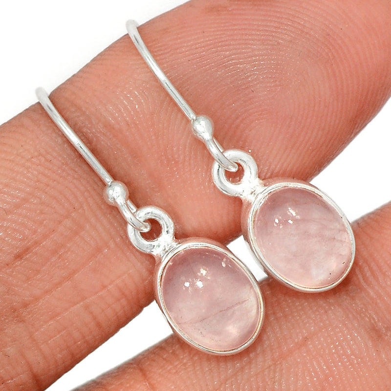 1.1" Rose Quartz Earrings - RQZE1275