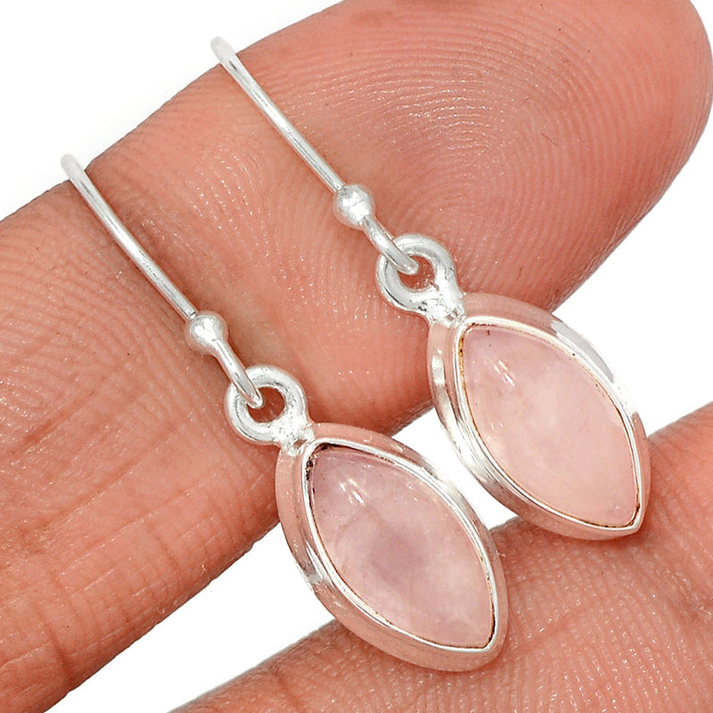 1.2" Rose Quartz Earrings - RQZE1277