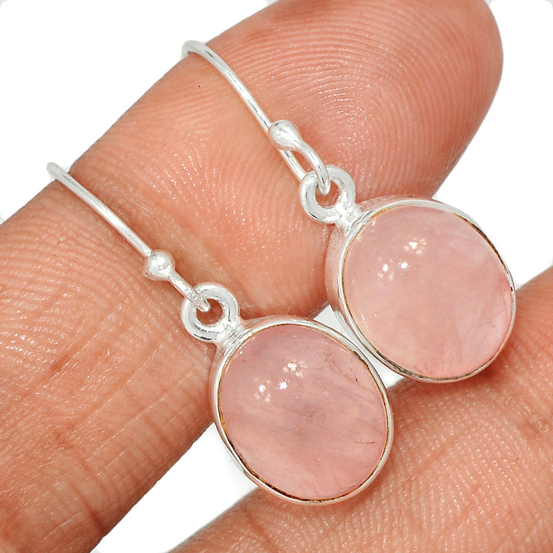 1.2" Rose Quartz Earrings - RQZE1287