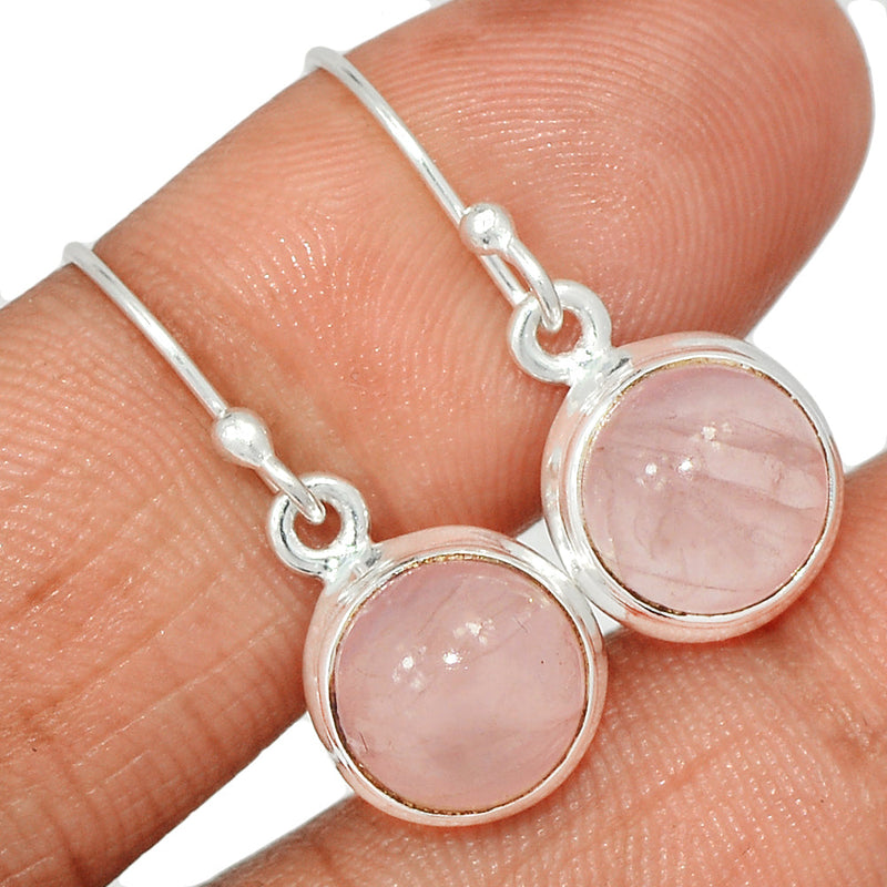 1.1" Rose Quartz Earrings - RQZE1290