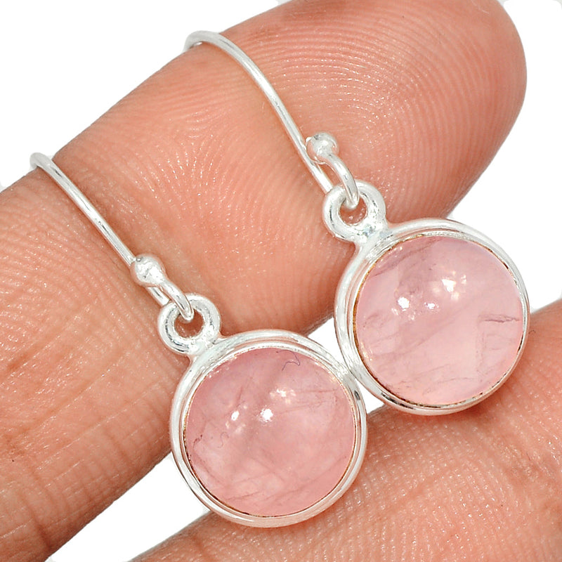 1.1" Rose Quartz Earrings - RQZE1291