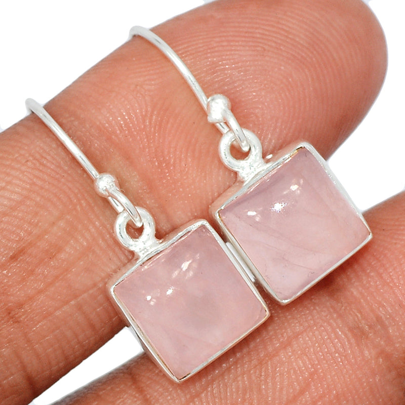 1.1" Rose Quartz Earrings - RQZE1307