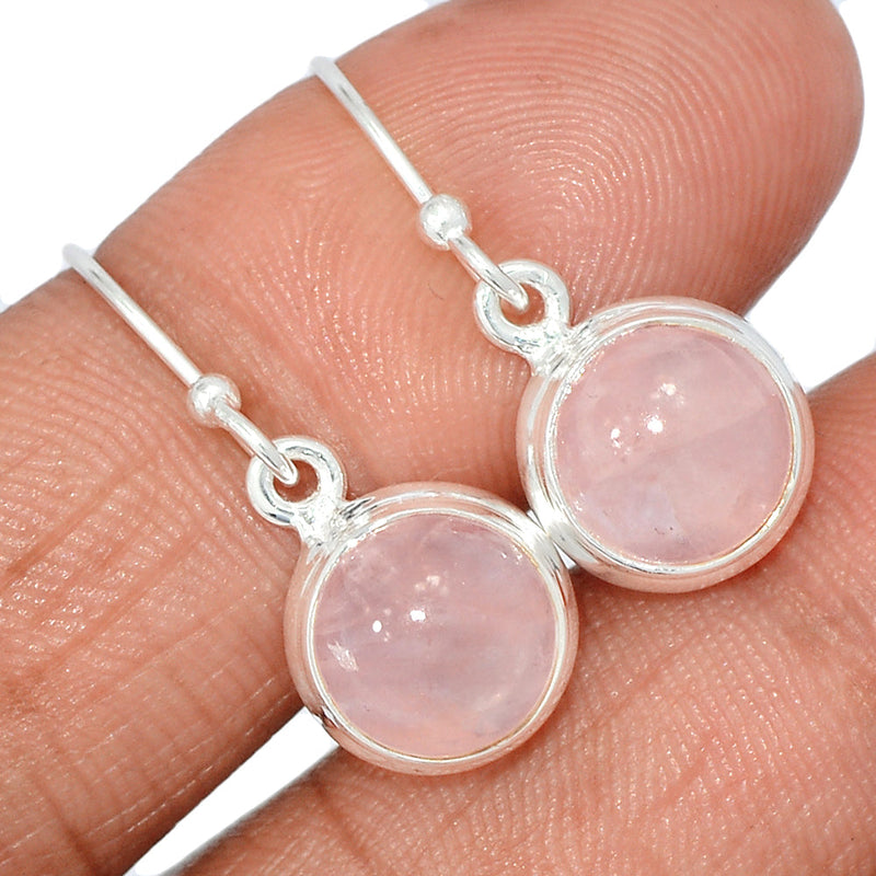 1.1" Rose Quartz Earrings - RQZE1324