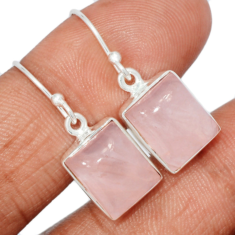 1.2" Rose Quartz Earrings - RQZE1328