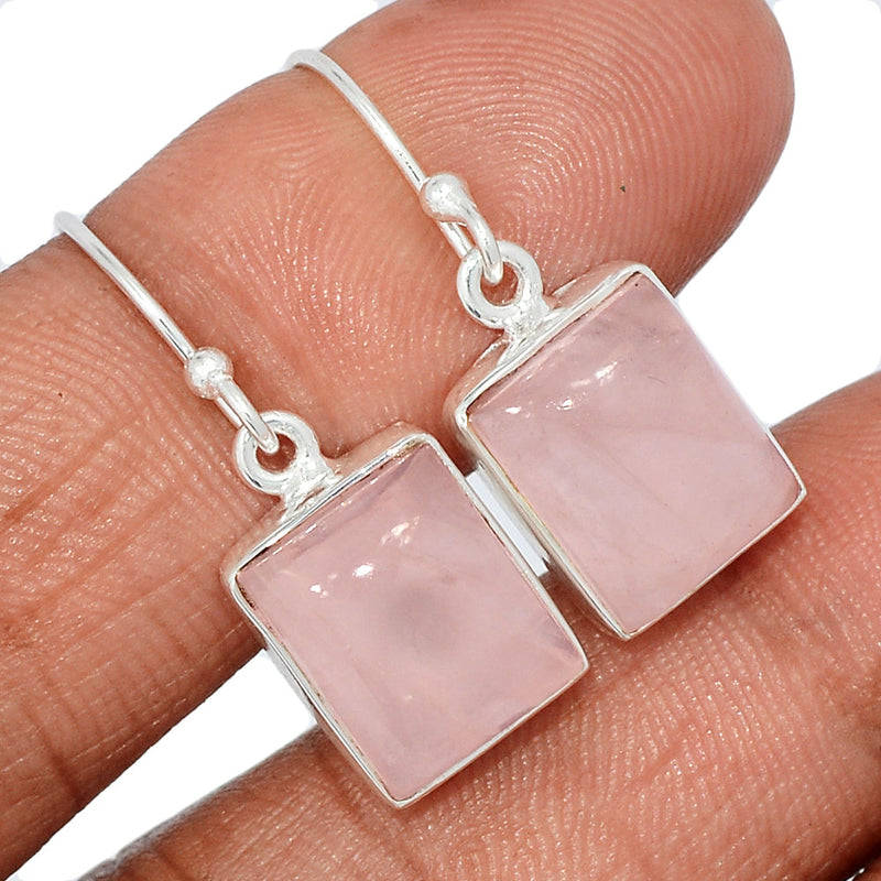 1.2" Rose Quartz Earrings - RQZE1334