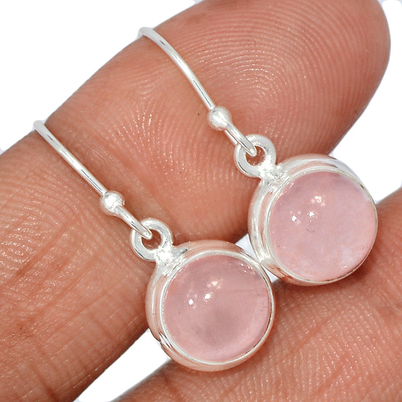 1.1" Rose Quartz Earrings - RQZE1346