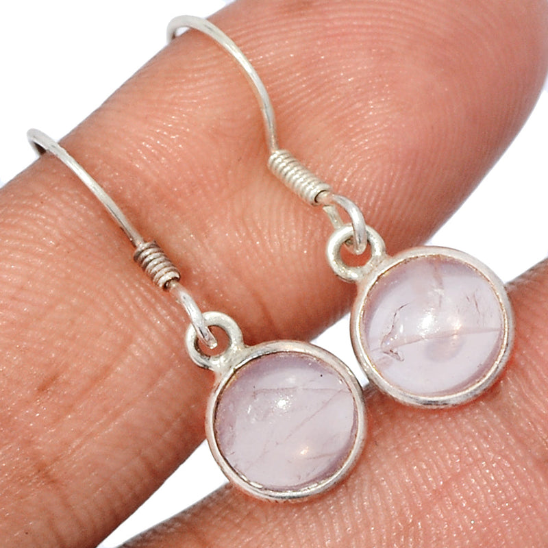 1" Rose Quartz Earrings - RQZE1356