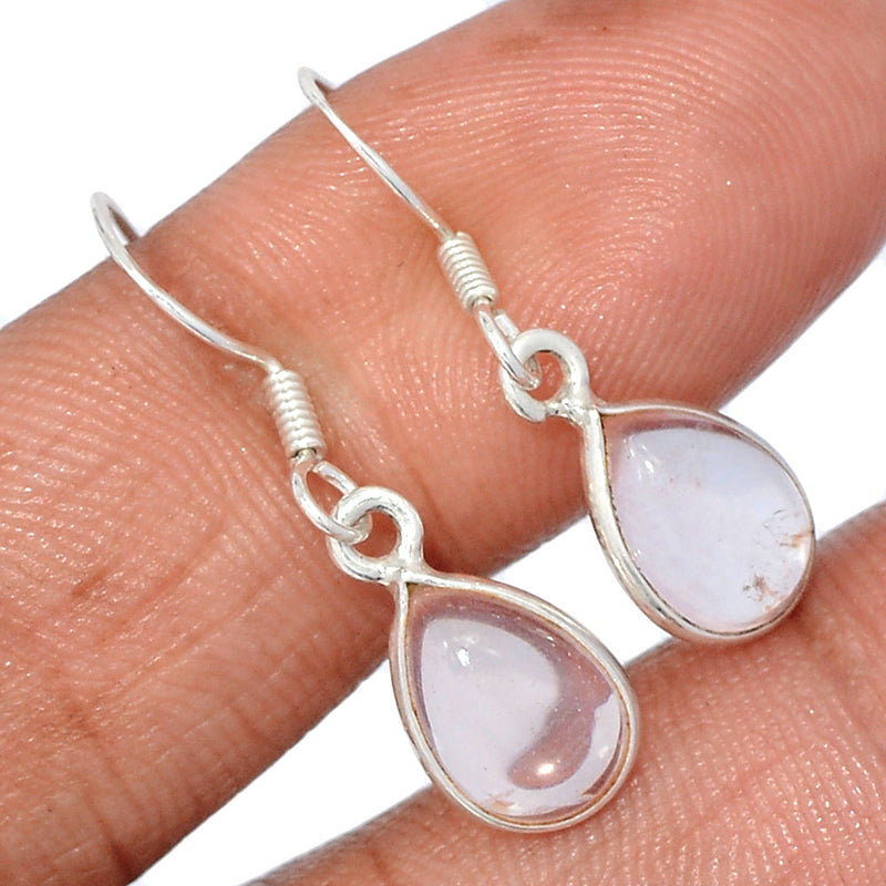 1.1" Rose Quartz Earrings - RQZE1357