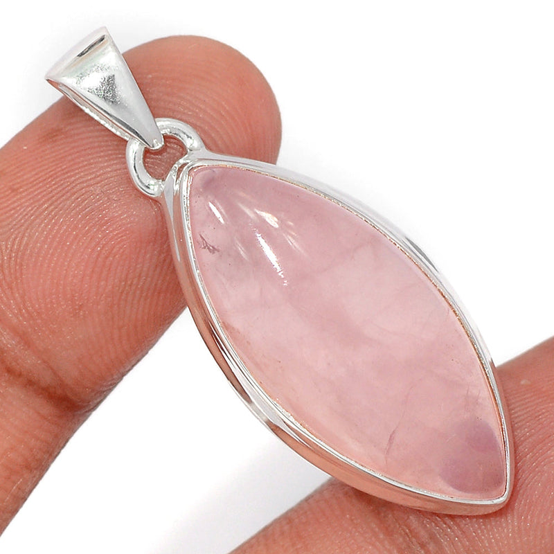 1.7" Rose Quartz Pendants - RQZP3006