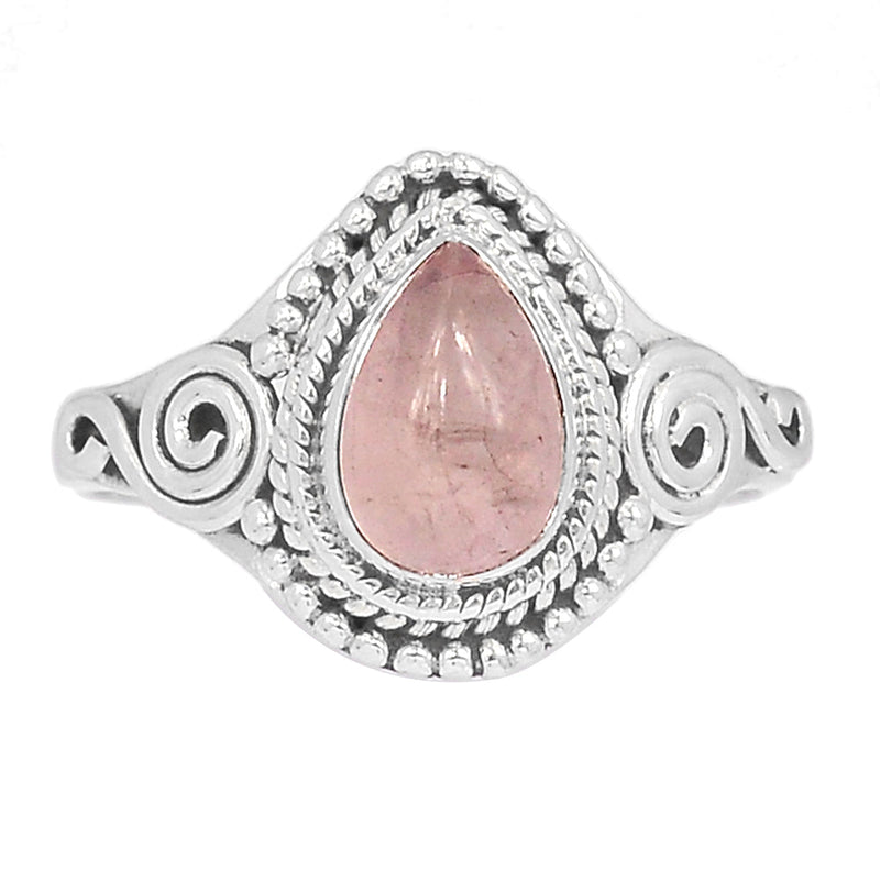 Small Filigree - Rose Quartz Ring - RQZR2946