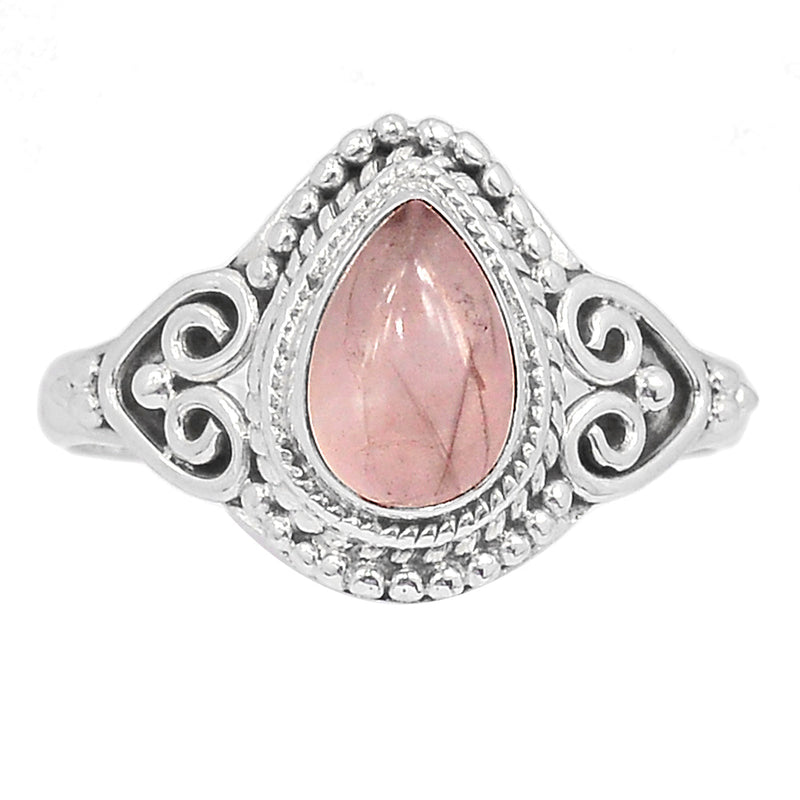 Small Filigree - Rose Quartz Ring - RQZR2947