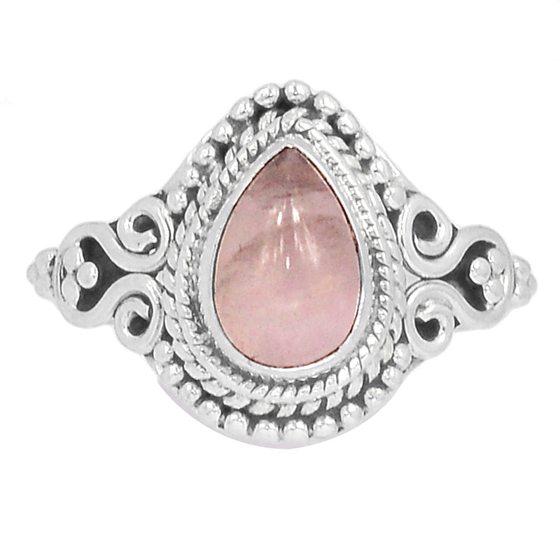 Small Filigree - Rose Quartz Ring - RQZR2948