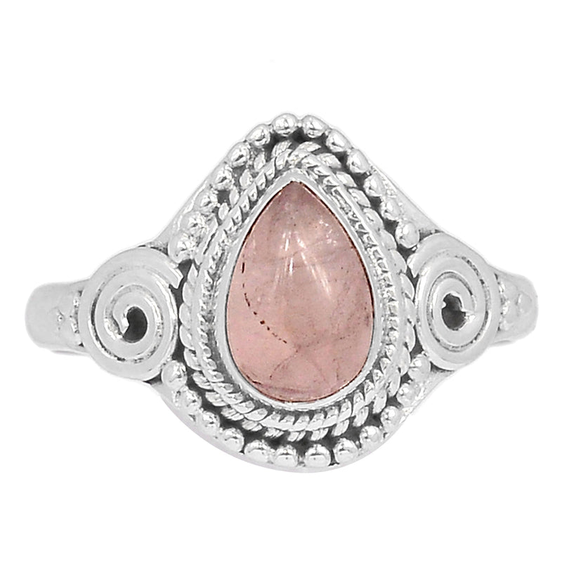 Small Filigree - Rose Quartz Ring - RQZR2949