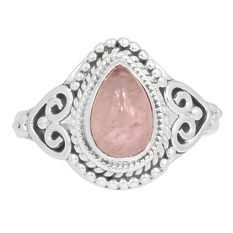 Small Filigree - Rose Quartz Ring - RQZR2951