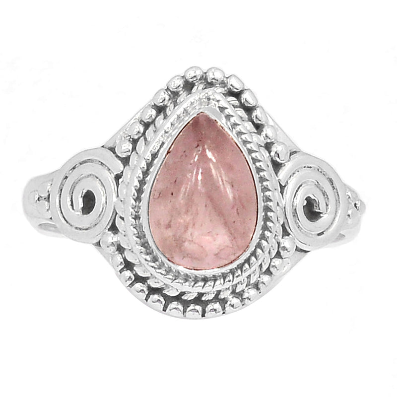 Small Filigree - Rose Quartz Ring - RQZR2952