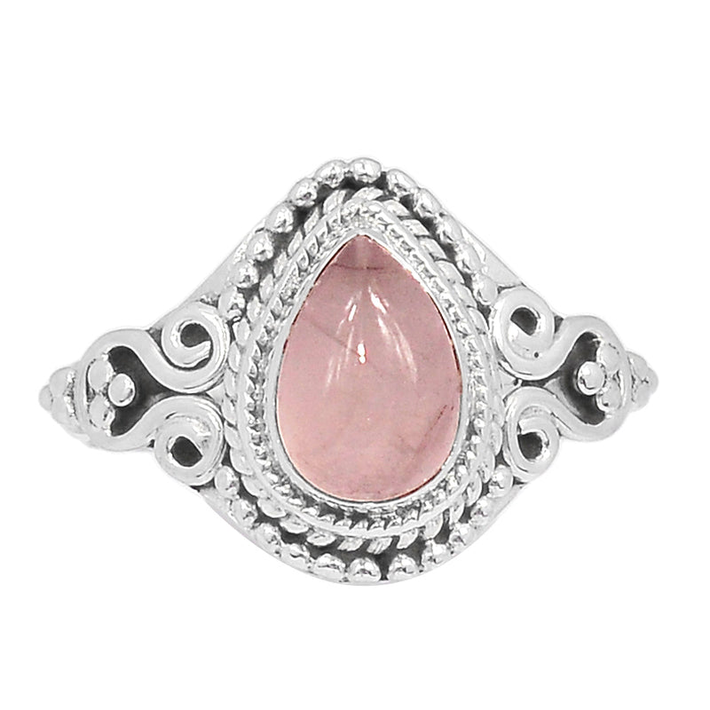 Small Filigree - Rose Quartz Ring - RQZR2953