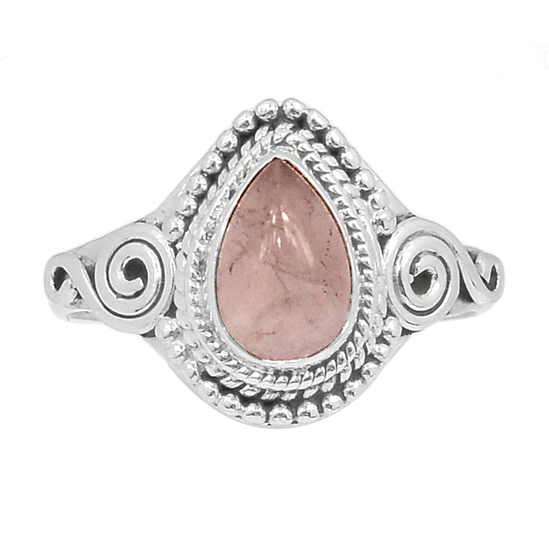 Small Filigree - Rose Quartz Ring - RQZR2954