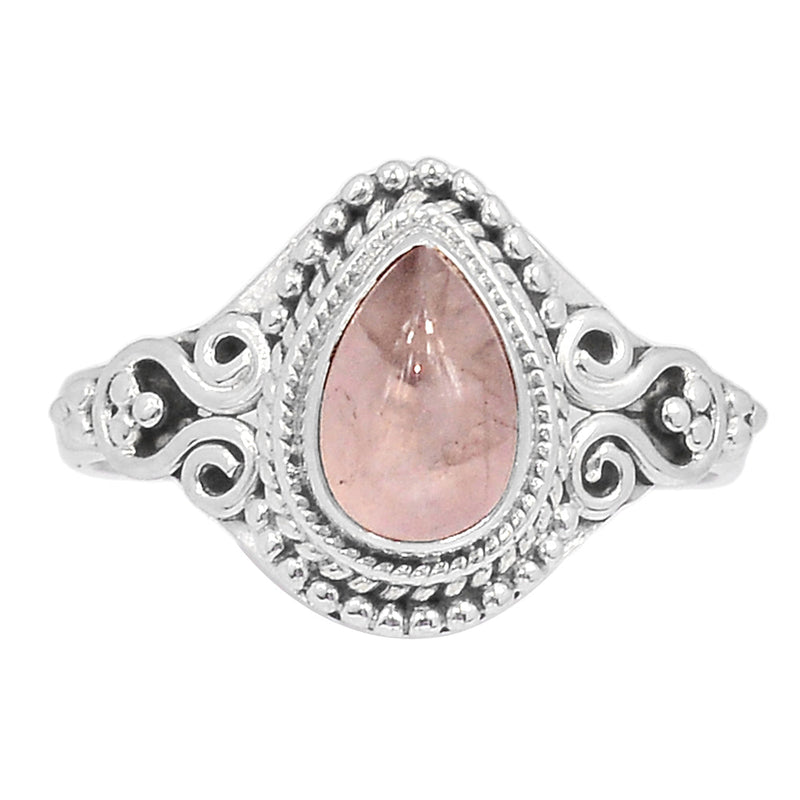 Small Filigree - Rose Quartz Ring - RQZR2955