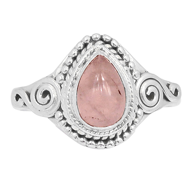 Small Filigree - Rose Quartz Ring - RQZR2956