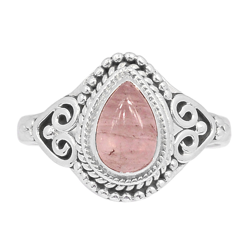 Small Filigree - Rose Quartz Ring - RQZR2957