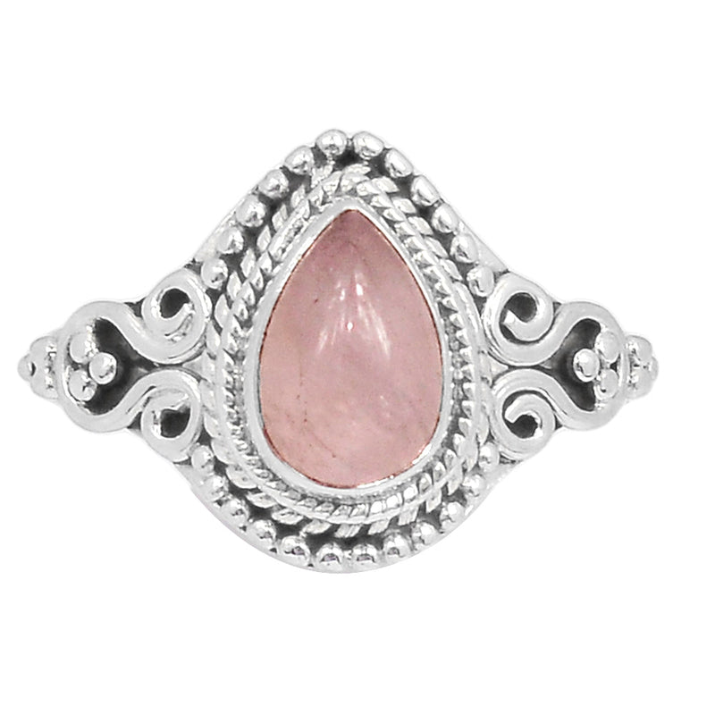 Small Filigree - Rose Quartz Ring - RQZR2958