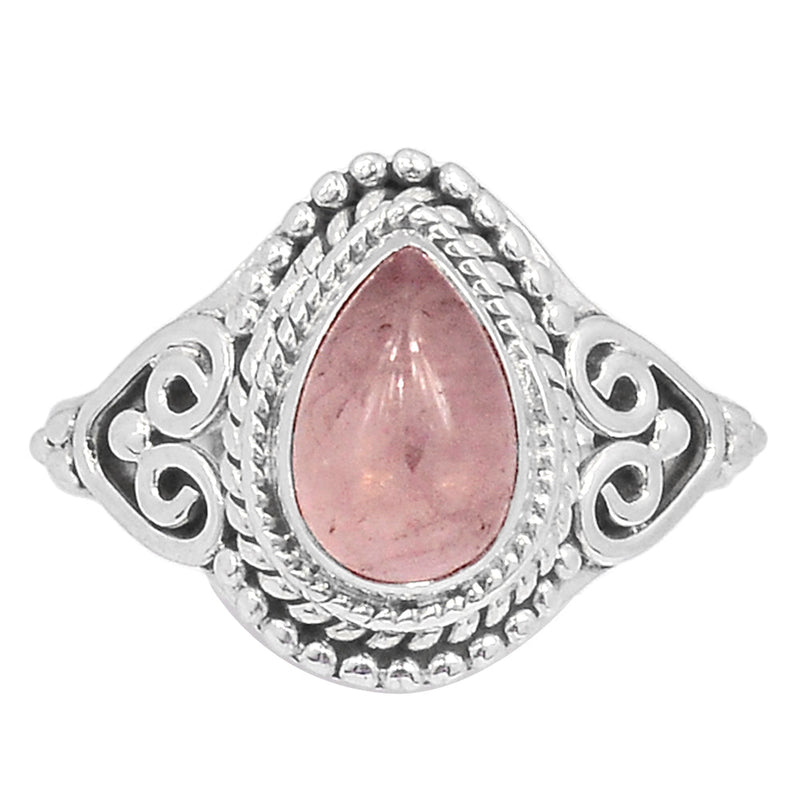 Small Filigree - Rose Quartz Ring - RQZR2960