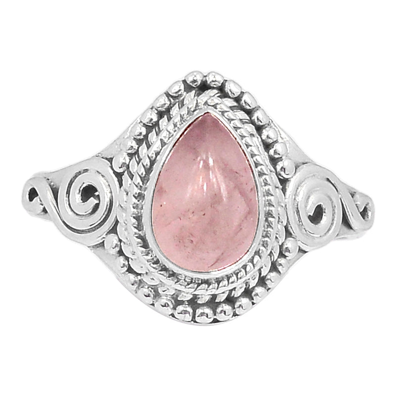 Small Filigree - Rose Quartz Ring - RQZR2962