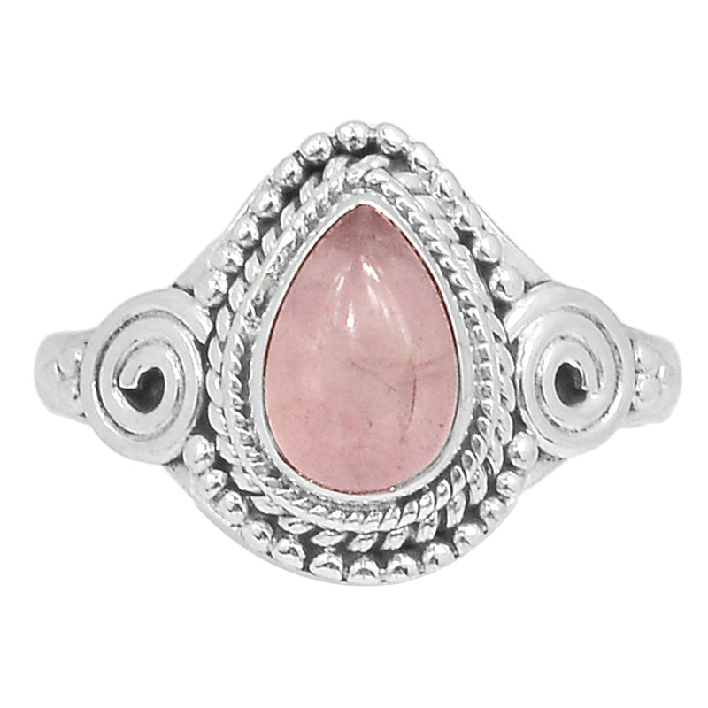 Small Filigree - Rose Quartz Ring - RQZR2964