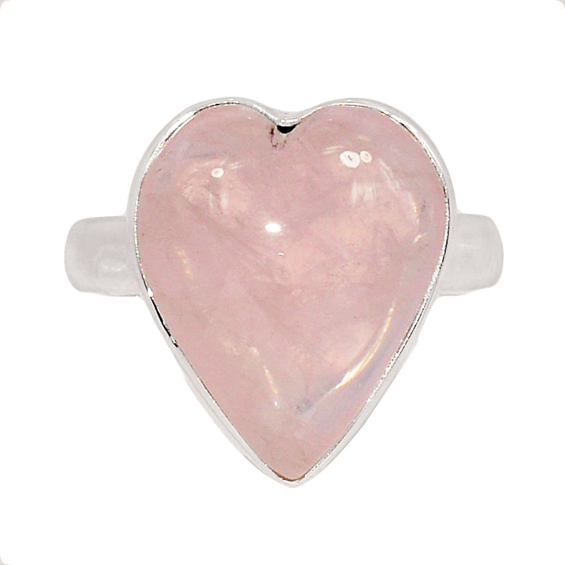 Heart - Rose Quartz Ring - RQZR2968