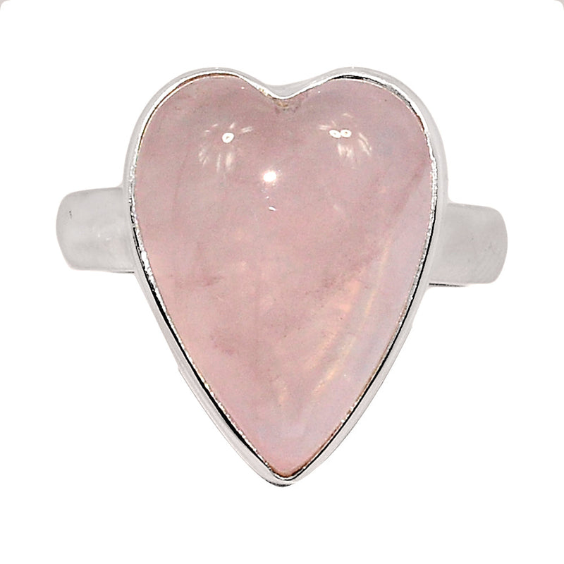 Heart - Rose Quartz Ring - RQZR2978